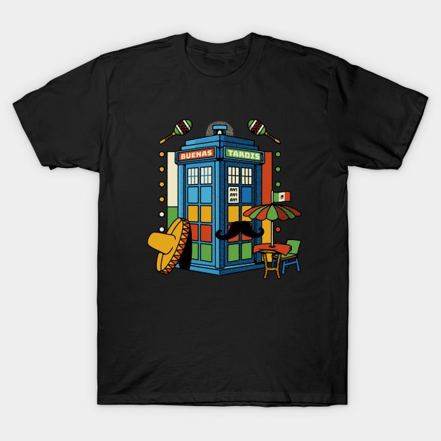 Buenas Tardis Travel Time by Tobe Fonseca T-Shirt by Tobe_Fonseca